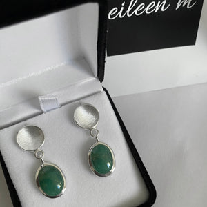 Aventurine Drop studs