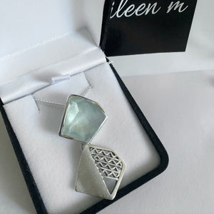 Filigree Aquamarine Neckchain