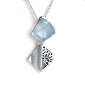 Filigree Aquamarine Neckchain