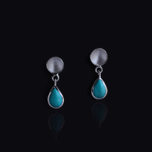 Turquoise Drop studs