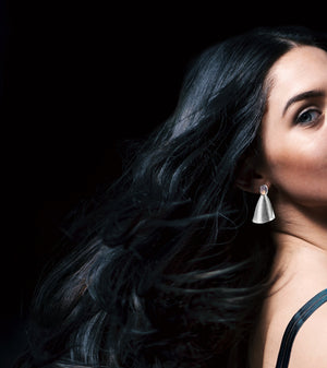 Dancing girl earrings