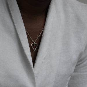 Reversible Heart Necklace