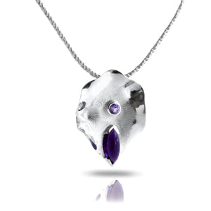 Jacaranda Pod Necklace