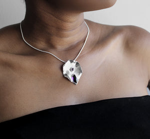 Jacaranda Pod Necklace