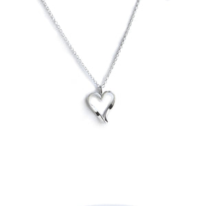 Reversible Heart Necklace