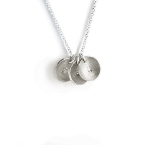 Domed Initial Necklace
