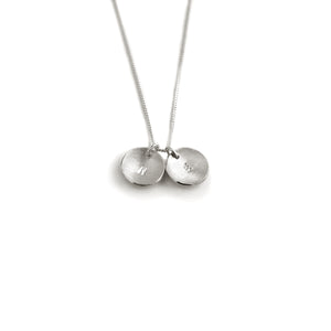 Domed Initial Necklace