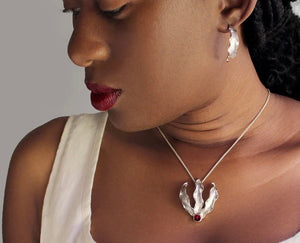 Flame Lily earrings