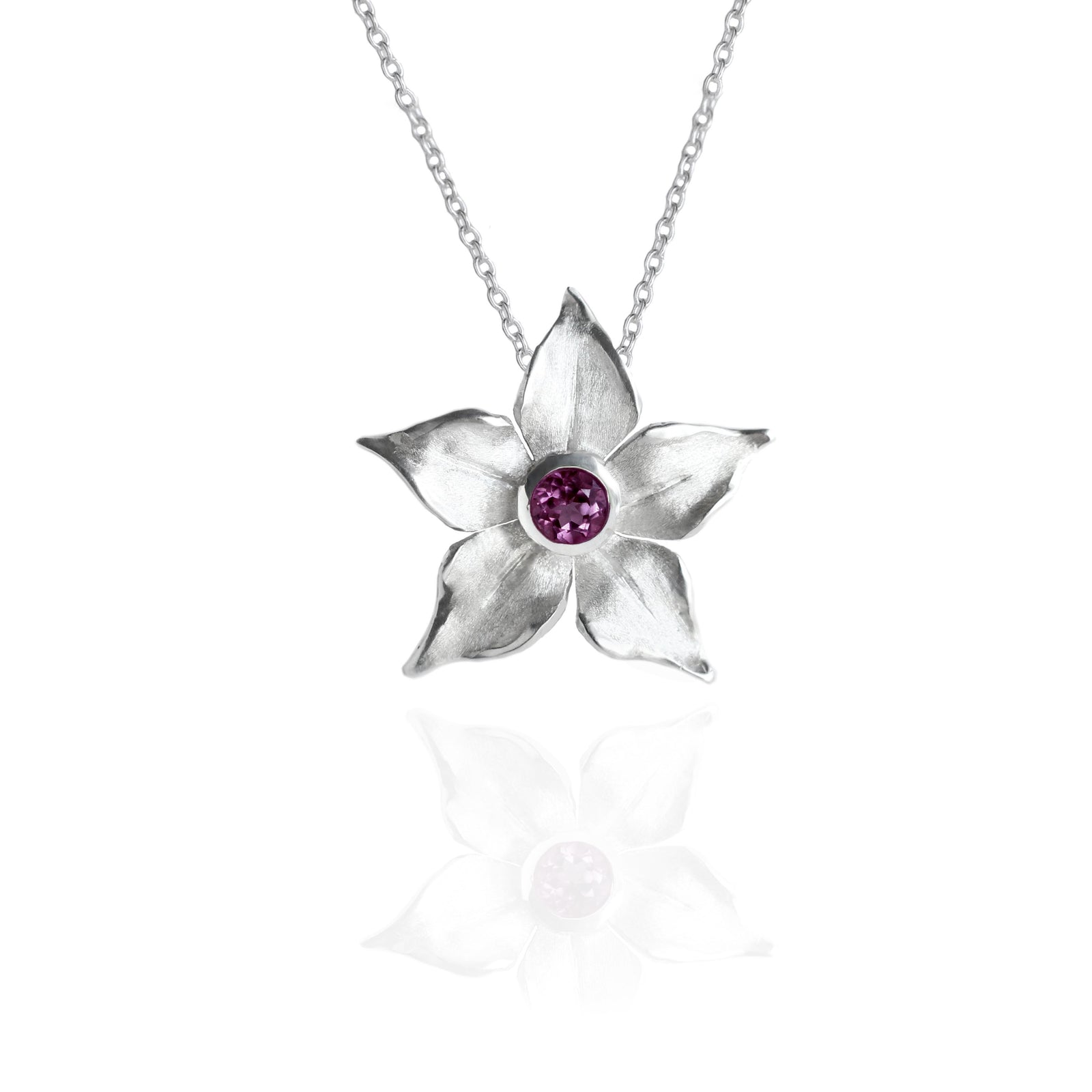 Sabi Star Chain Rhodolite Garnet