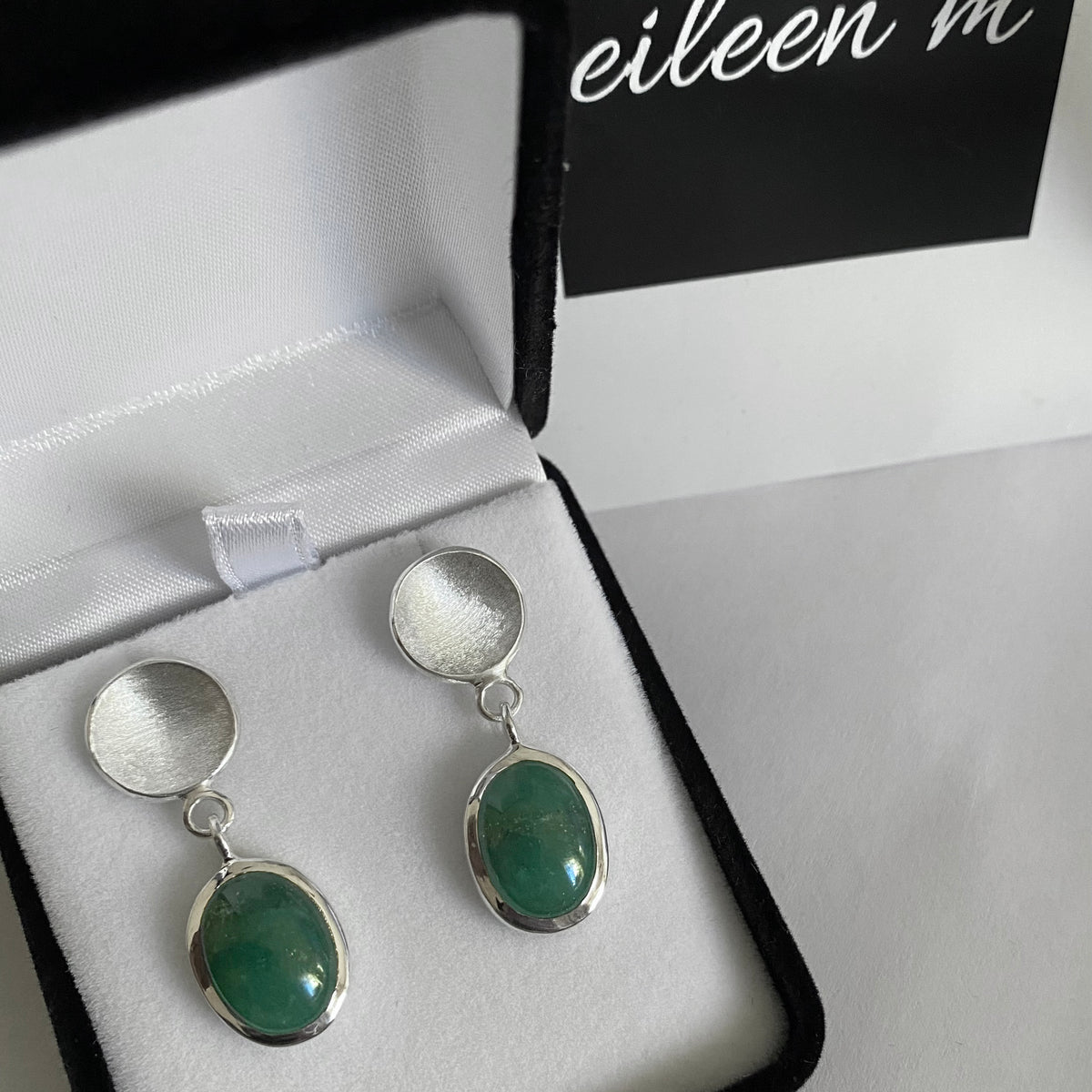 Aventurine Drop studs