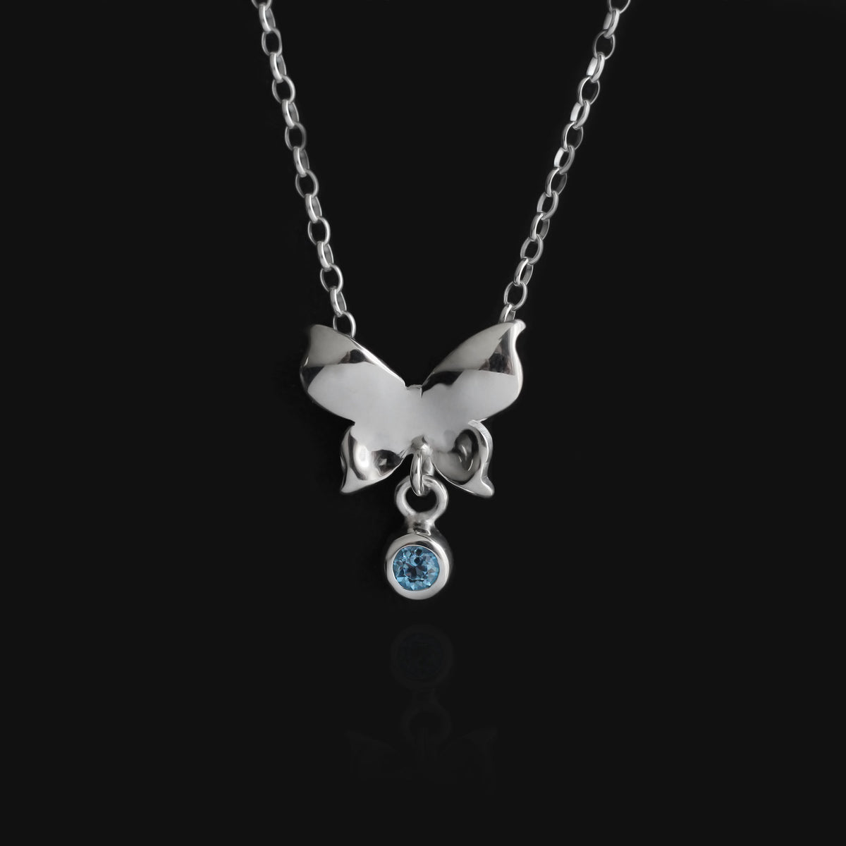 Butterfly Gemstone Chain