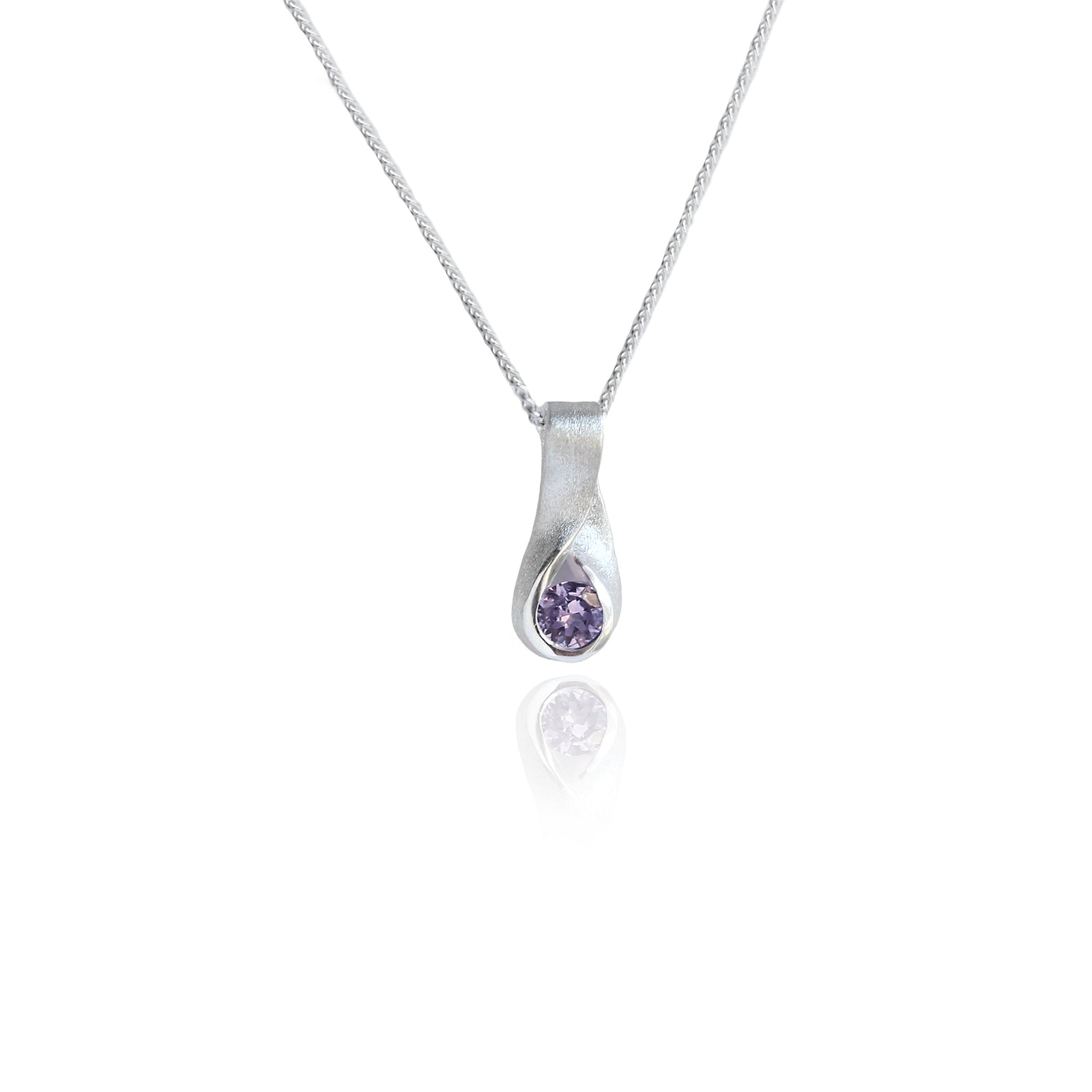 Dainty Gemstone Chain Pink Amethyst