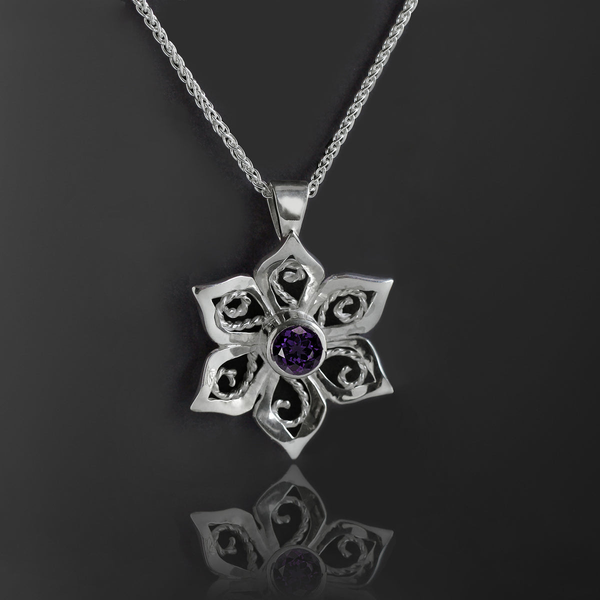 Filigree Amethyst Chain