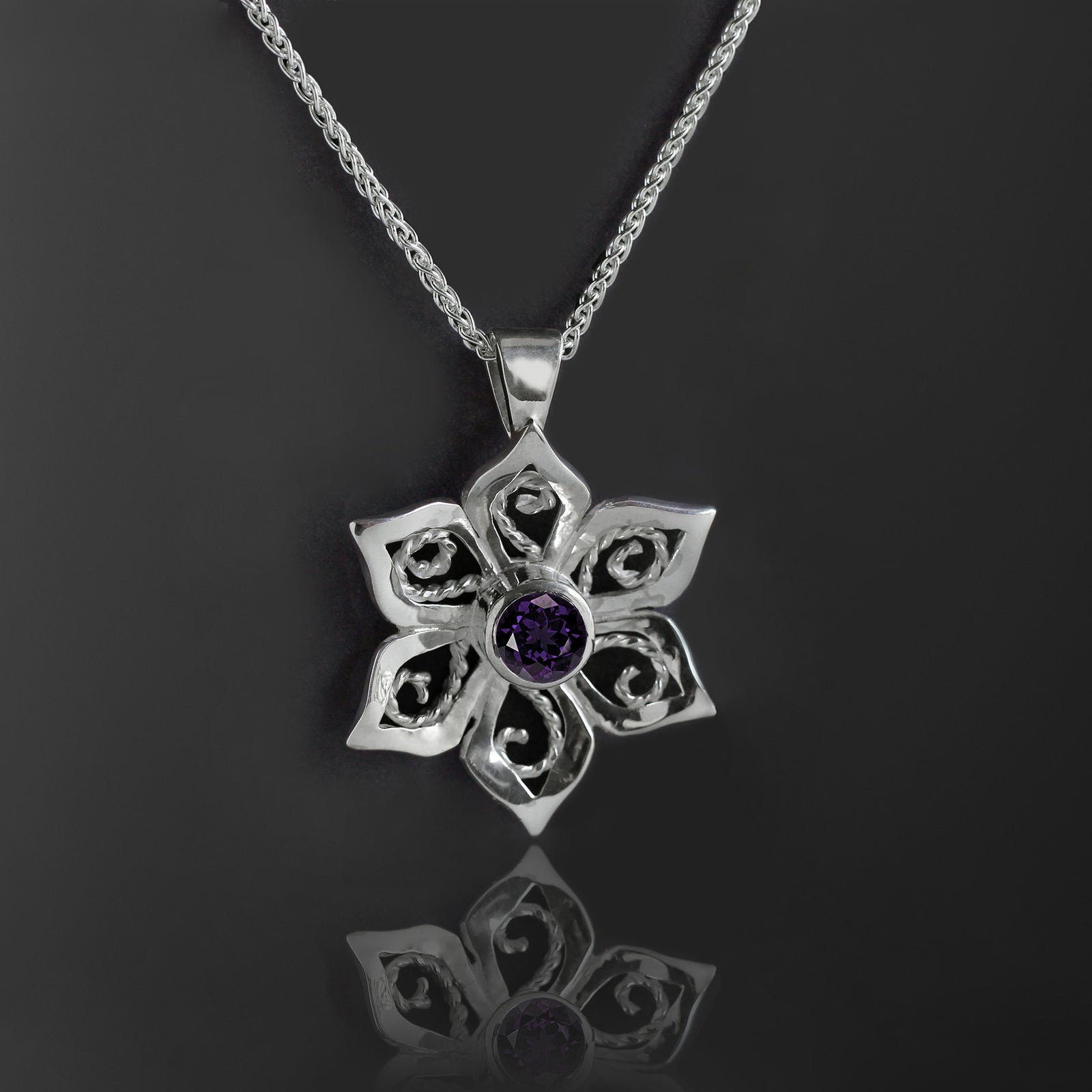 Filigree Amethyst Chain
