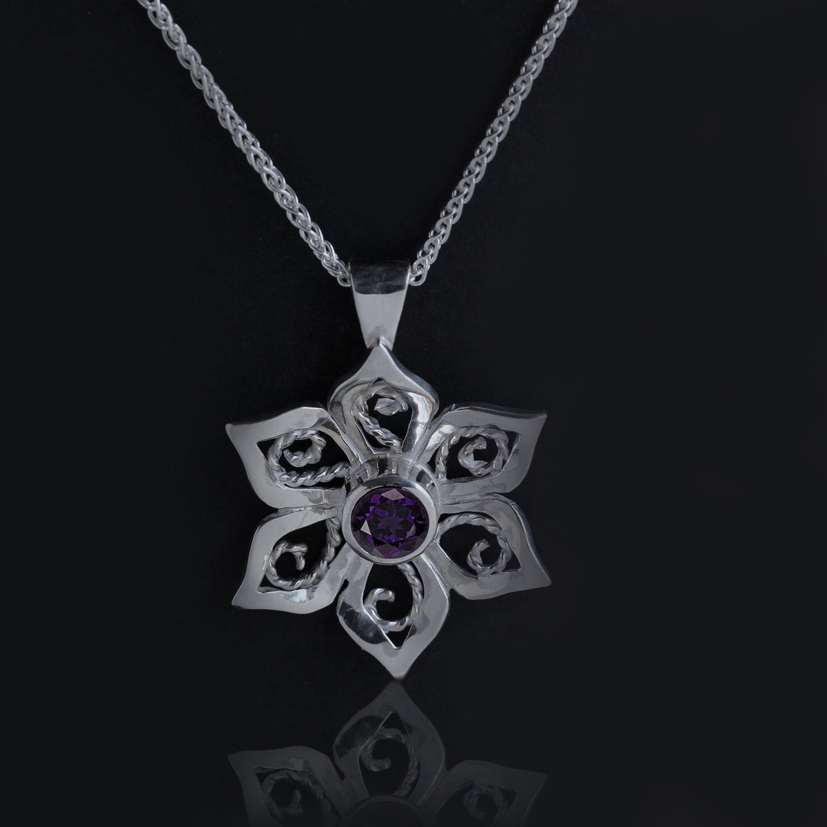 Filigree Amethyst Chain