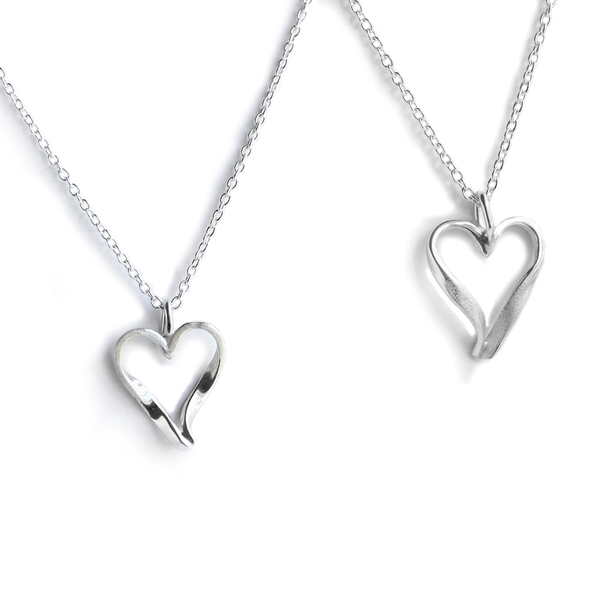 Reversible Heart Necklace