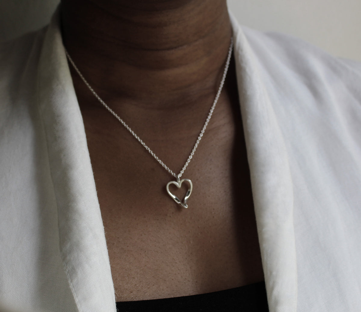 Reversible Heart Necklace