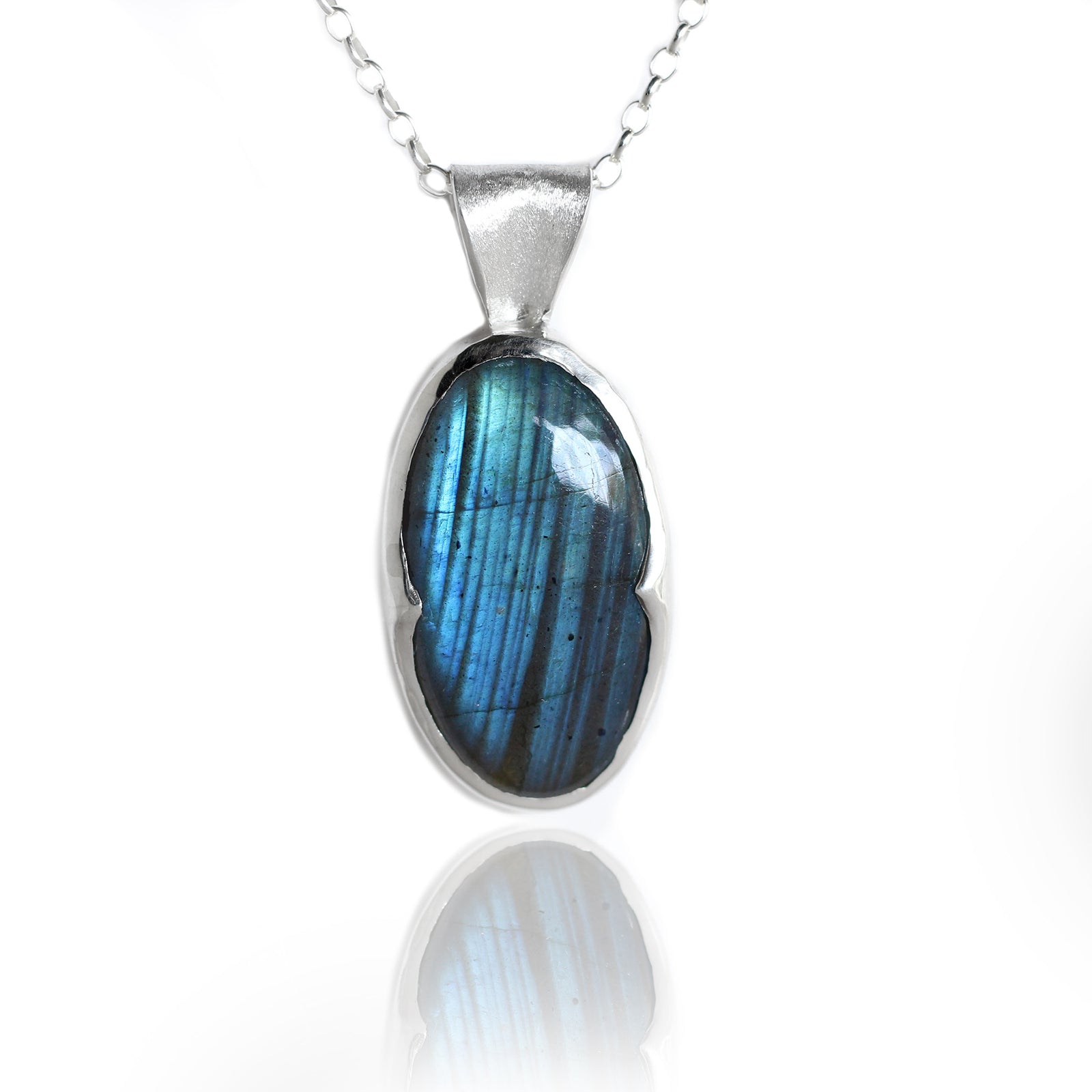 Scalloped Labradorite Chain