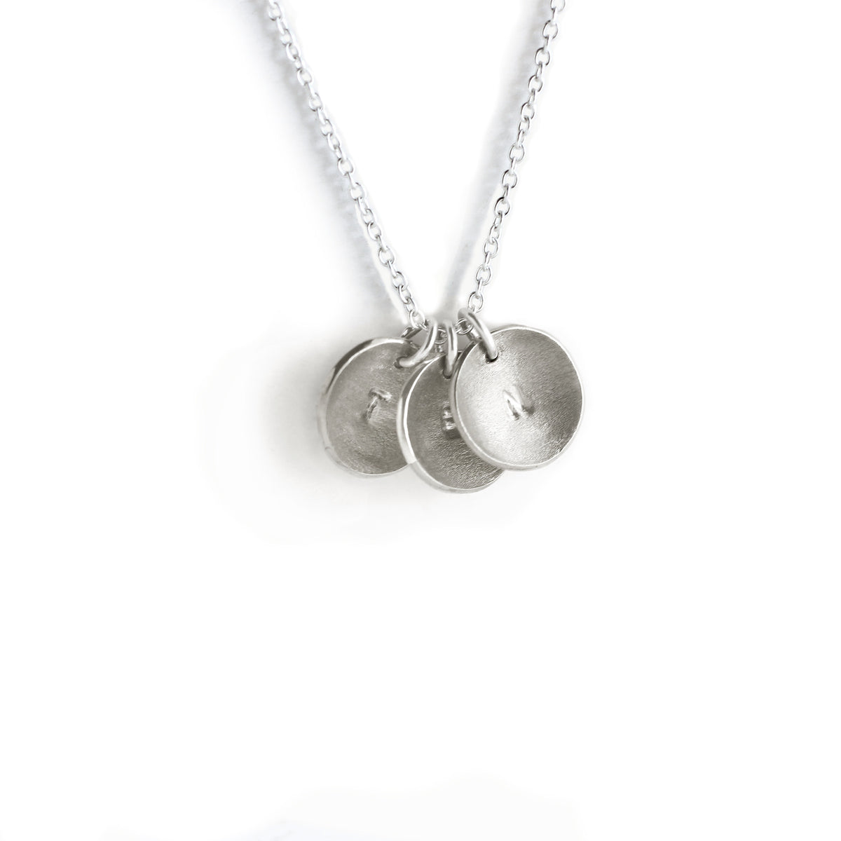 Domed Initial Necklace